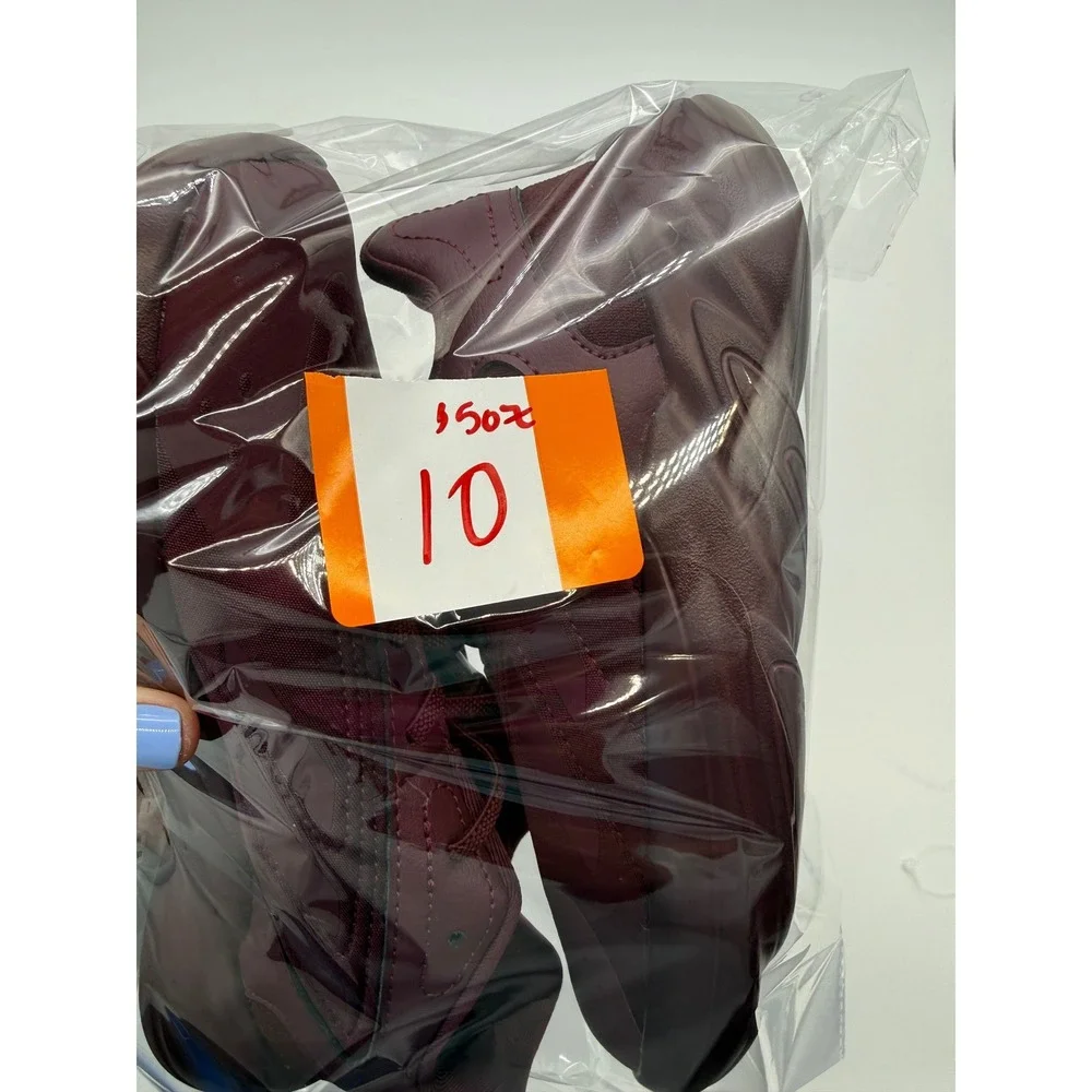 Adidas Ozelia EL C Kids Size 3 Sneakers Burgundy Maroon y2k 90's retro bold NWT